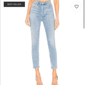 AGOLDE Nico High Rise Slim Fit in Embark